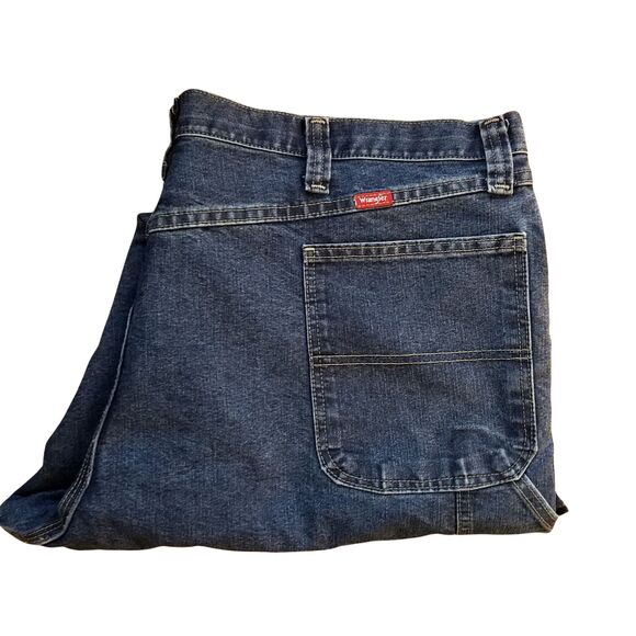 Wrangler Carpenter Jeans Men’s 44X30 Blue Stretch Denim - Picture 5 of 6